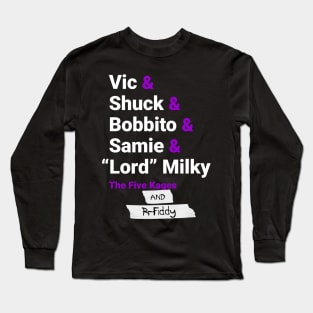 Five Names Long Sleeve T-Shirt